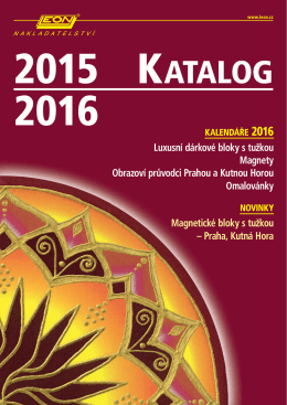 Katalog kalendářů 2016