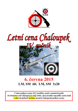 6. června 2015 - SSK V Chaloupkách