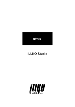 Návod k programu ILLKO Studio
