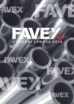 Výroční zpráva FAVEX, s.r.o. 2014