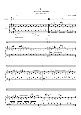 I. Zasněžená studánka (housle a klavír)