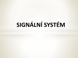 Signální mechanismy