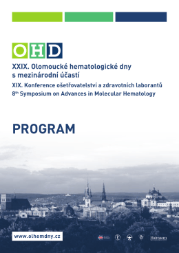 Odborný program OHD 2015