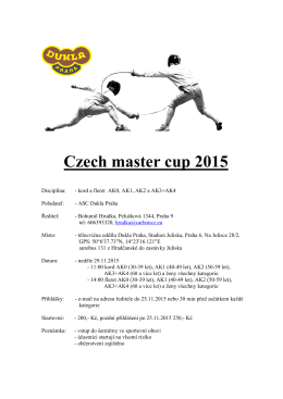 Czech master cup 2015