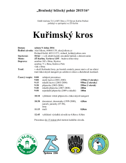 Kurimsky kros 2016
