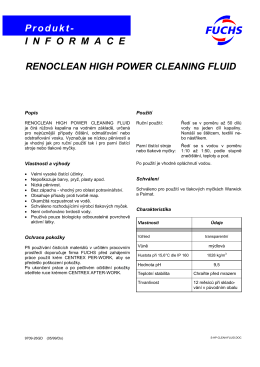 Renoclean High Power Cleaning Fluid