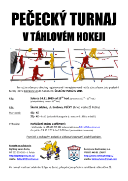 Informace - Český svaz Rod hockey, os