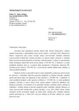 průvodní dopis - Komora auditorů České republiky