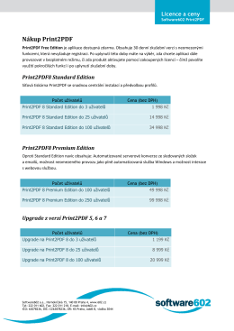 Nákup Print2PDF