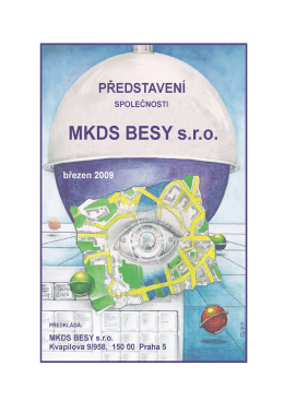Představení společnosti MKDS BESY s.r.o.