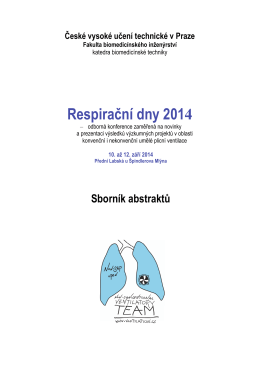 Respirační dny 2014 - Ventilation.cz