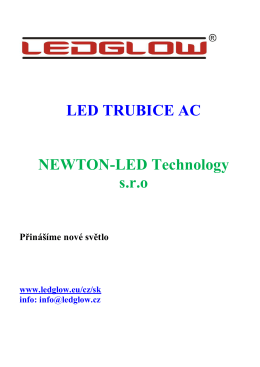 LED TRUBICE AC - NEWTON