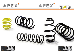 Apex - automobilové pružiny
