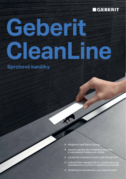 Geberit-cleanline-sprchove-kanalky-2015 - KOUPELNY