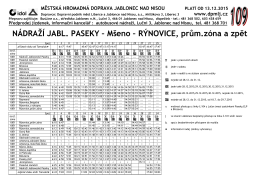 NÁDRAŽÍ JABL. PASEKY – Mšeno – RÝNOVICE, prům.zóna a zpět