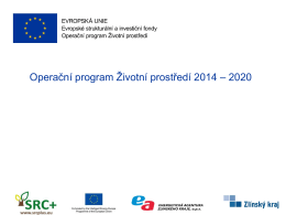 Operační program Životní prostředí 2014 – 2020