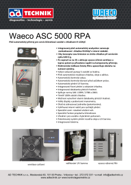 Waeco ASC 5000 RPA