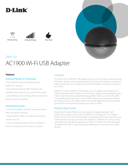 AC1900 Wi-Fi USB Adapter - D-Link