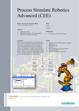 Process Simulate Robotics Advanced (CEE)
