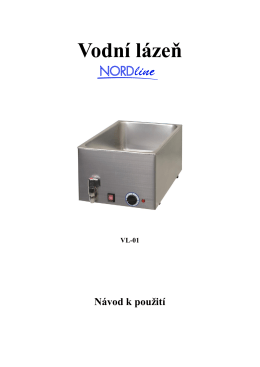 NORDline VL-01 – vodní lázeň