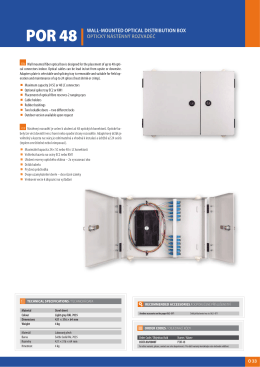 por 48 |wall  mounted optical distribution box