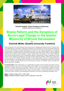 Sharia Reform and the Dynamics of Socio