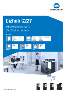 bizhub C227 - prospekt