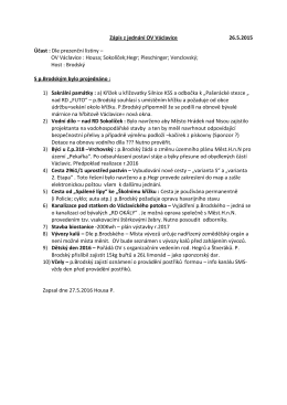 Zápis z jednání OV Václavice 26.5.2015 Účast