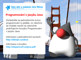 Programování v jazyku Java
