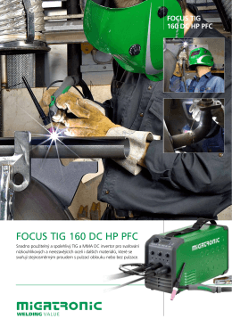 Prospekt Focus TIG 160 DC HP PFC