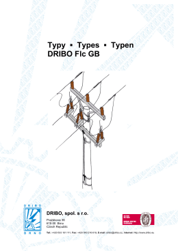 Typy Types Typen DRIBO Flc GB