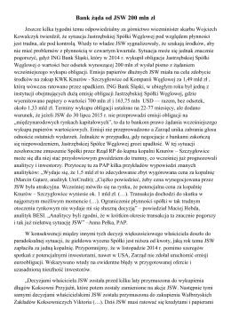 Bank żąda od JSW 200 mln zł (3) (1)