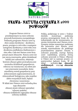 Skawa- Natura ciekawa z 2000 powodów