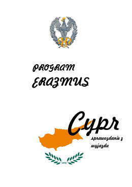 Sprawozdanie z pobytu na Cyprze