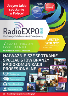 AGENDA RadioEXPO 2015