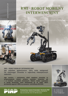 RMI - ROBOT MOBILNY INTERWENCYJNY