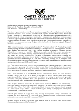 linkiem - Komitet Kryzysowy Humanistyki Polskiej