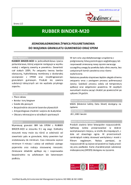 RUBBER BINDER-M20 - alchimica.com.pl