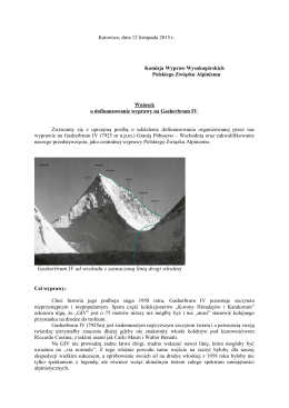Gasherbrum IV - Polski Związek Alpinizmu