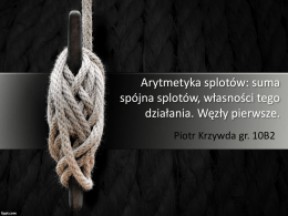 Piotr Krzywda, Teoria węzłów