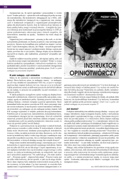 Instruktor opiniotwórczy cz. 1 (Czuwaj 10/2006, hm. A. Regucka