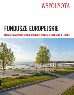 Ranking wykorzystania środków z UE w latach 2004–2014
