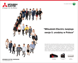 “Mitsubishi Electric świętuje swoje 5. urodziny w Polsce”