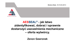 Zenon Gawronek Aesseal Sp. z o.o.