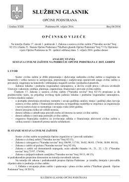 glasnik 04-2016 - Općina Podstrana