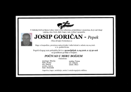 JOSIP GORIČAN