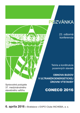 SStVTS - CONECO 2016 pozvanka.indd