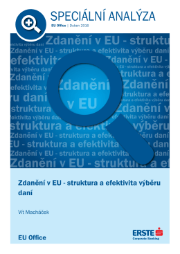 Zdanění v EU - Česká spořitelna