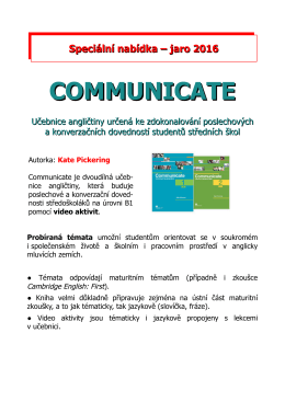 communicate - Macmillan.cz