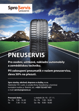 pneuservis - Spro
